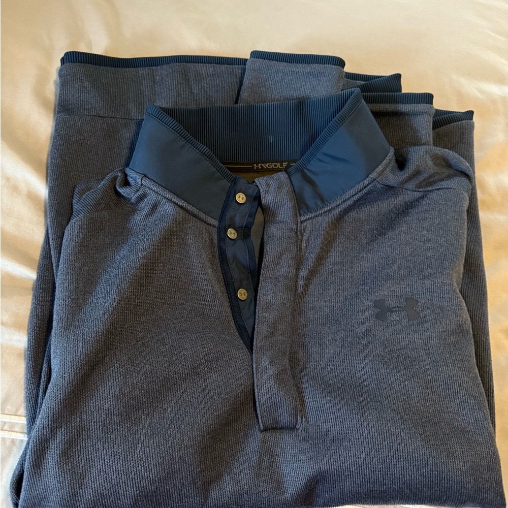 Under Armour Men's Navy Golf pullover